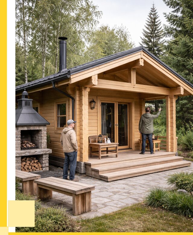 Деревянные бани под ключ в Ижевске от 467415 р. | ЭриданЖвс