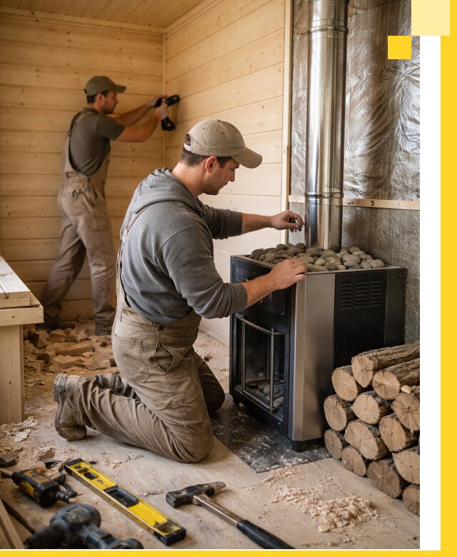 Строительство деревянных бань под ключ в Ижевске проекты и монтаж