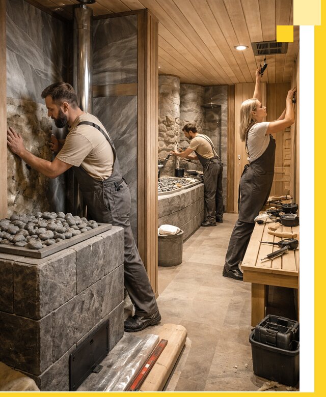 Строительство бань и SPA процедур в Ижевске под ключ и отделкой