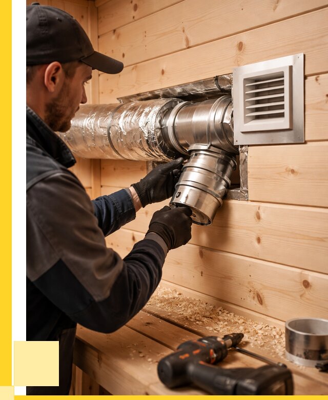 Монтаж вентиляции бани в Ижевске от 12464 р. | ЭриданЖвс