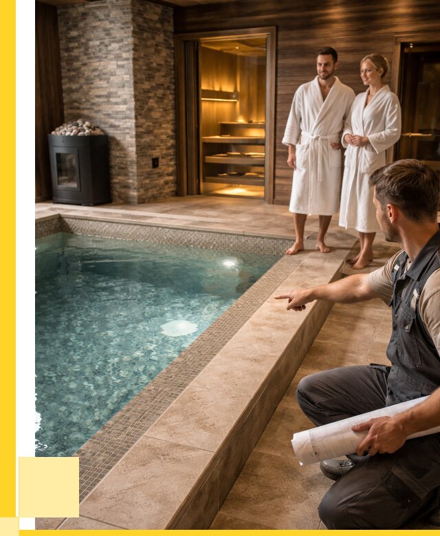 Проект бани с бассейном под ключ в Ижевске от 67516 р. | ЭриданЖвс