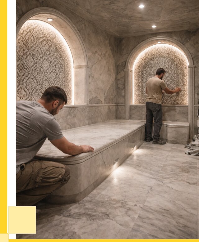 Турецкие бани под ключ в Ижевске от 259675 р. | ЭриданЖвс