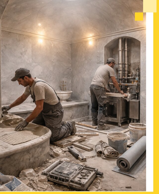 Строительство турецких бань хаммам под ключ в Ижевске