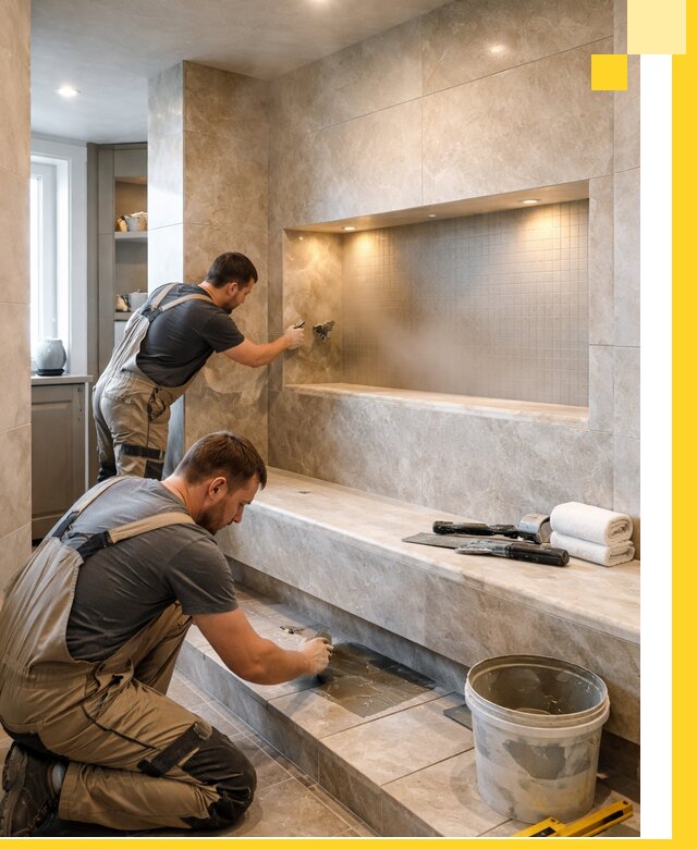 Профессиональное строительство хамама в квартире в Ижевске