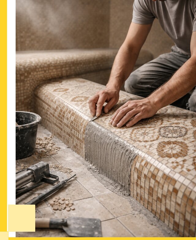 Плитка для хамама под ключ в Ижевске от 3635 р. | ЭриданЖвс