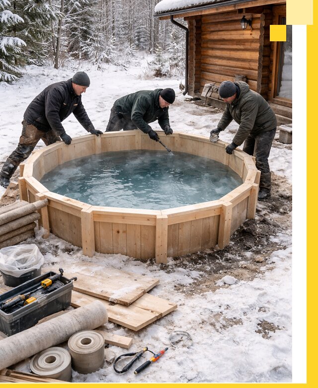 Изготовление и установка ледяных купелей под ключ в Ижевске