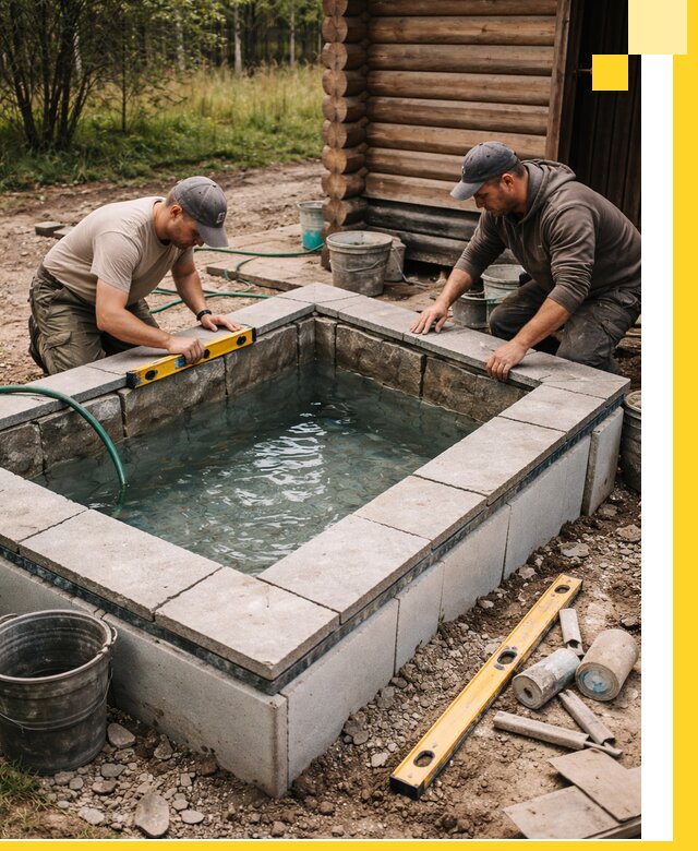 Изготовление и установка холодных купелей под ключ в Ижевске