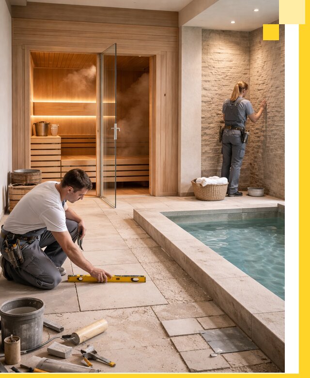 Комплексный дизайн и отделка интерьеров SPA под ключ в Ижевске